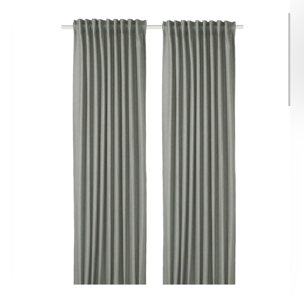 Green Room Darkening Curtains